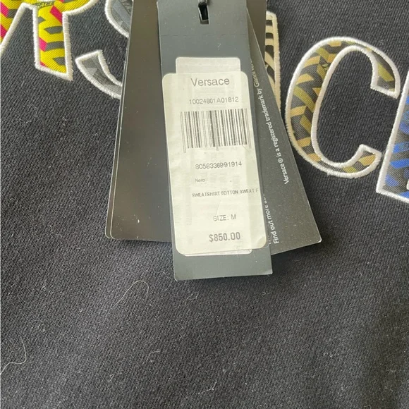 Versace crew neck sweater